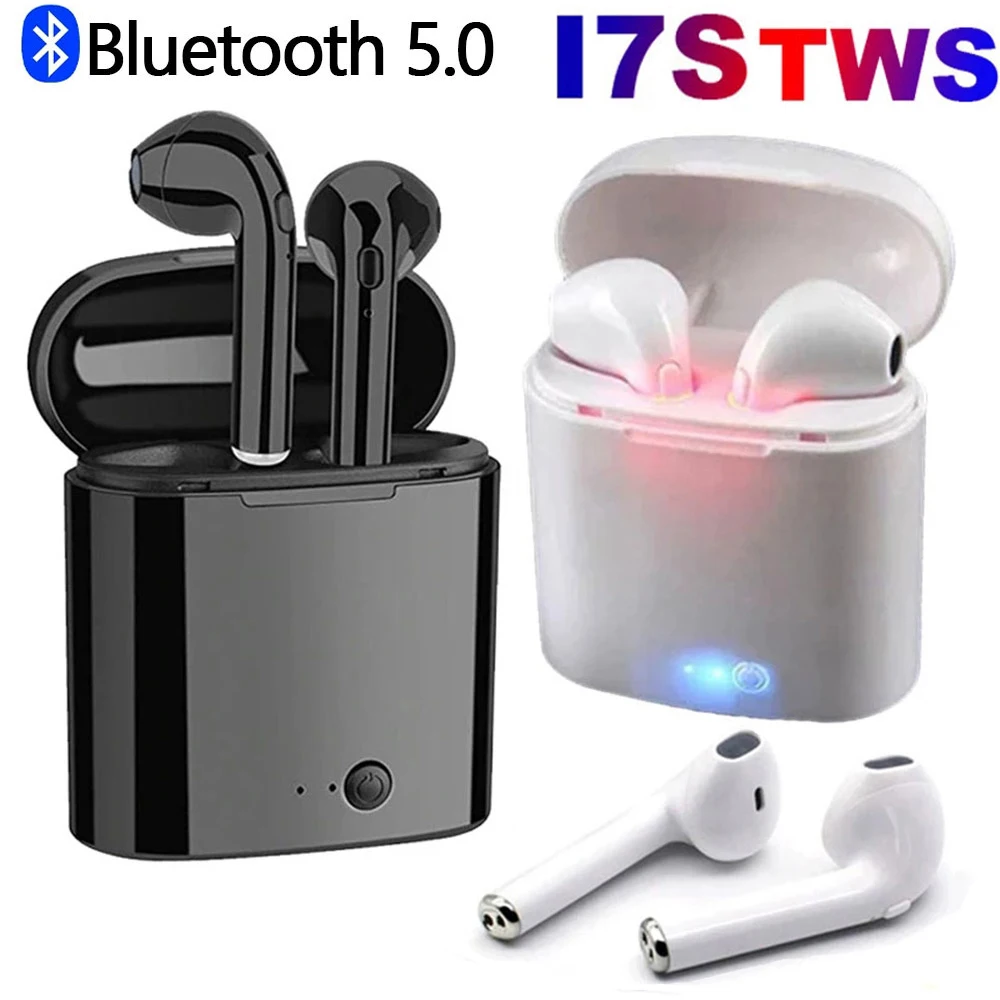 

2023 New i7s TWS Wireless Bluetooth 5.0 headset Stereo motion noise cancelling earbuds with charging Box For smartphones PK Pro6