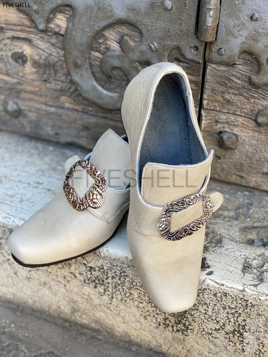 Винтажные модельные туфли для косплея в стиле средневекового Ренессанса 18 лет