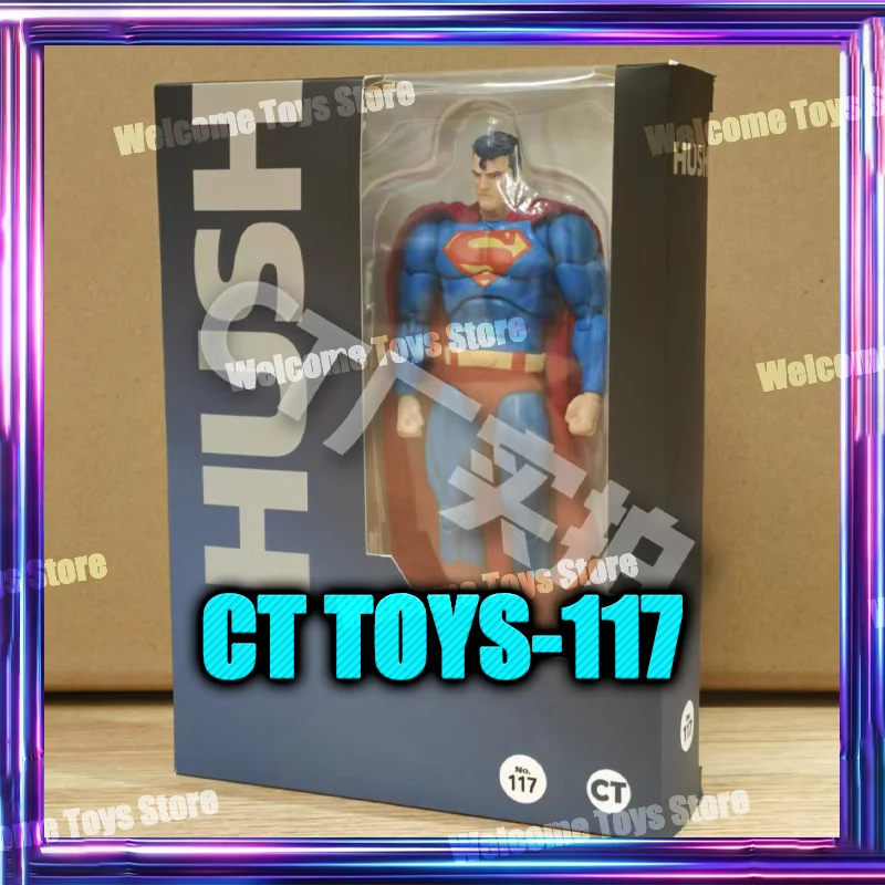 Фото В наличии: Фигурка Ct Toys Hush Superman Mafex 117 Супермен Бэтмен DC, аниме-фигурка, модель, подарки, игрушки №1