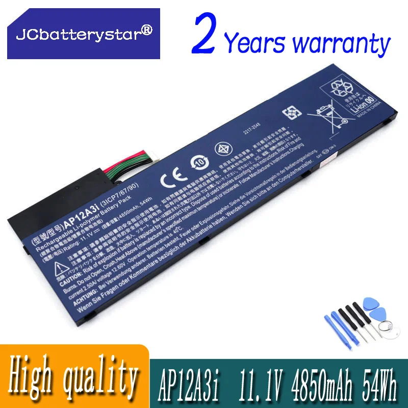 Новый аккумулятор для ноутбука JC AP12A3i Acer Aspire Timeline Ultra M3 M5 M3-581TG M3-481TG M5-481TG M5-581TG AP12A4i 11