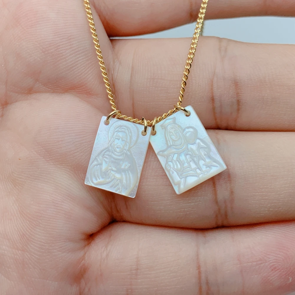 Женское ожерелье с лопаточкой из нержавеющей стали