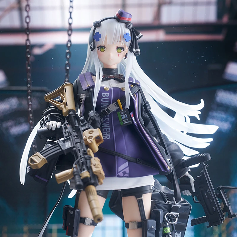 Оригинальная натуральная quesQ Girls Frontline HK416 MOD3 ПВХ 25 см аниме-фигурка Коллекционная