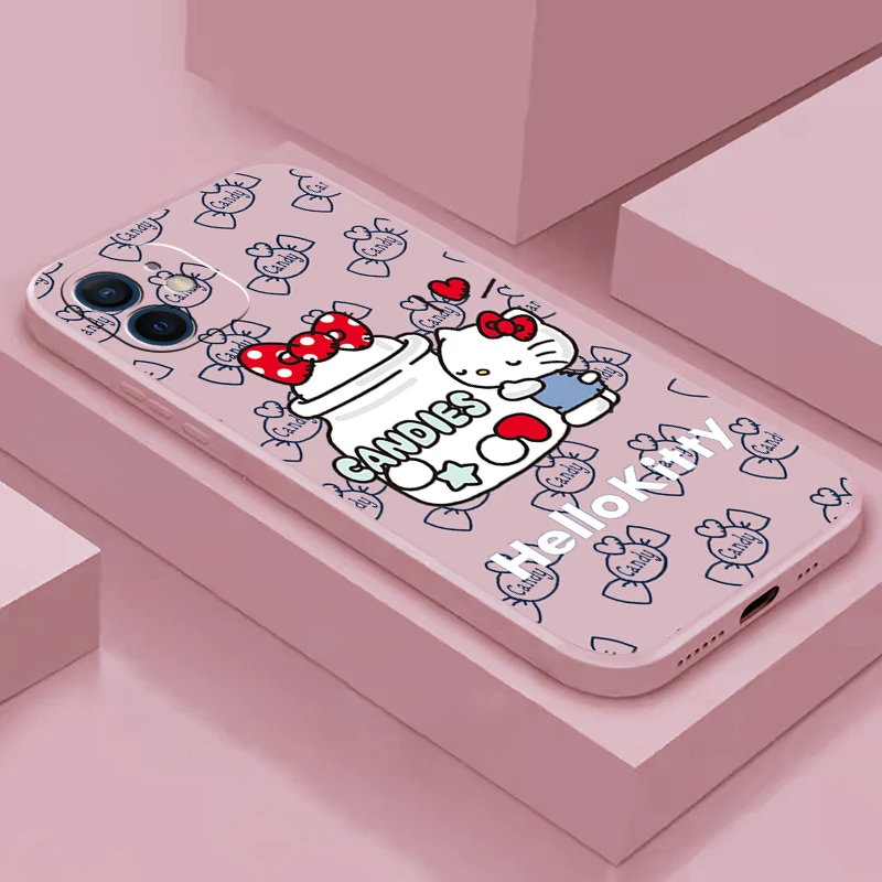 

Hello kitty anime CASE For iPhone 11 12 Pro Max 12 Mini 13 Pro Max X XR XS MAX SE2020 8 7 6 6S Plus HOT NEW Silicone Phone Cover