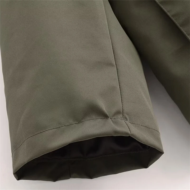 KEYANKETIAN 2024 осень/зима новая женская вельветовая куртка с лацканами стиль сафари