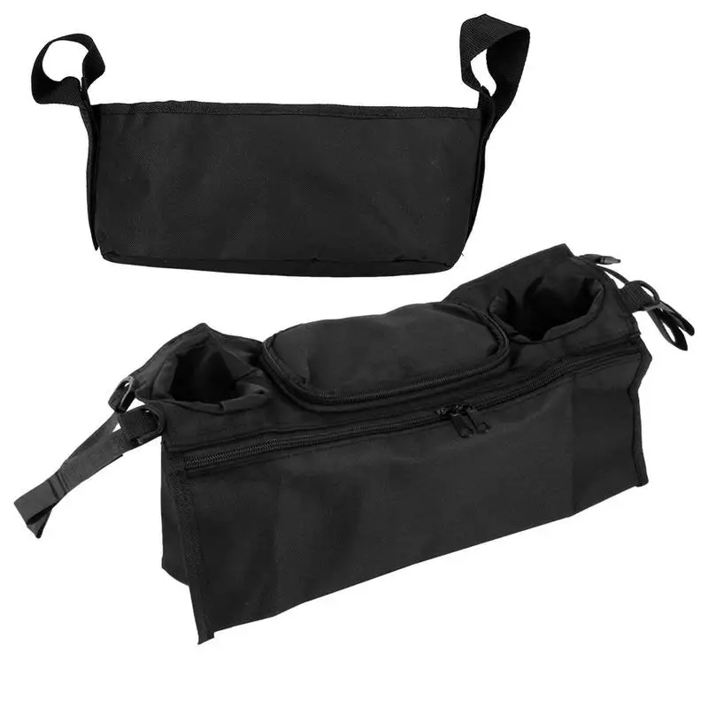 

Нескользящая сумка-Органайзер для детской коляски, вместительный Универсальный держатель для коляски, подходит для большинства колясок