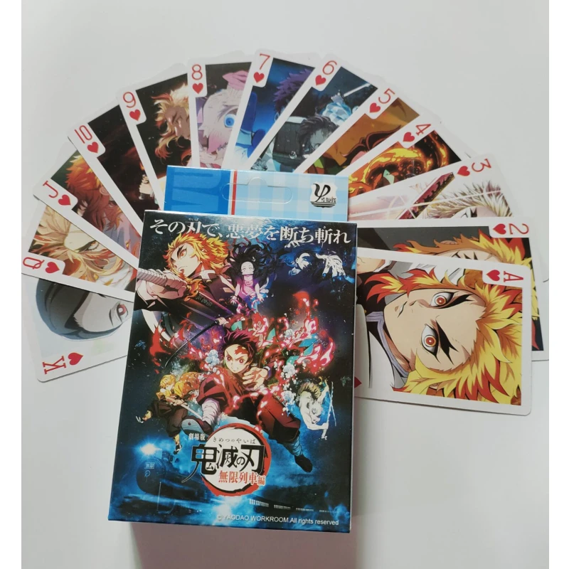 

Anime Poker 54 Cards Demon Slayer: Kimetsu no Yaiba Mugen Train