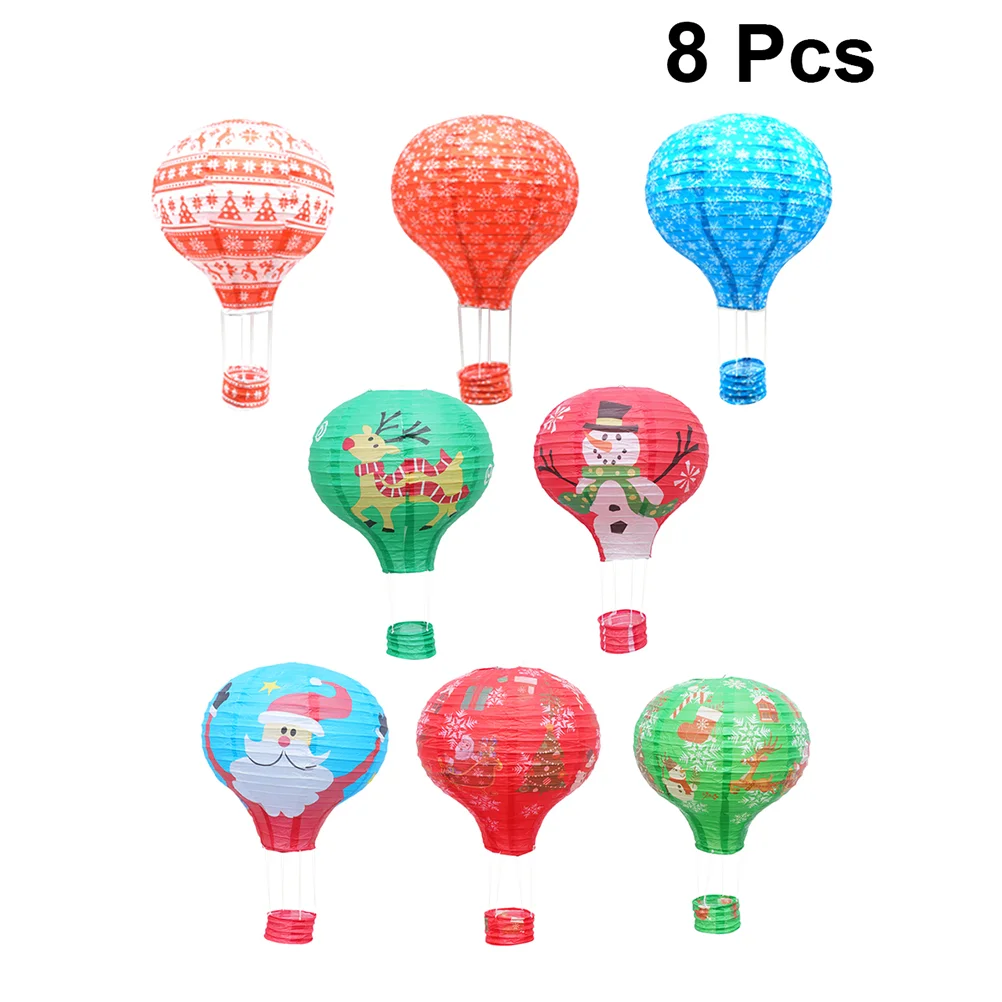 

Lanterns Paper Air Party Hot Balloon Balloons Festive Indoor Chinesediy Ballon Decorations Santa Lantern Claus Ballhanging