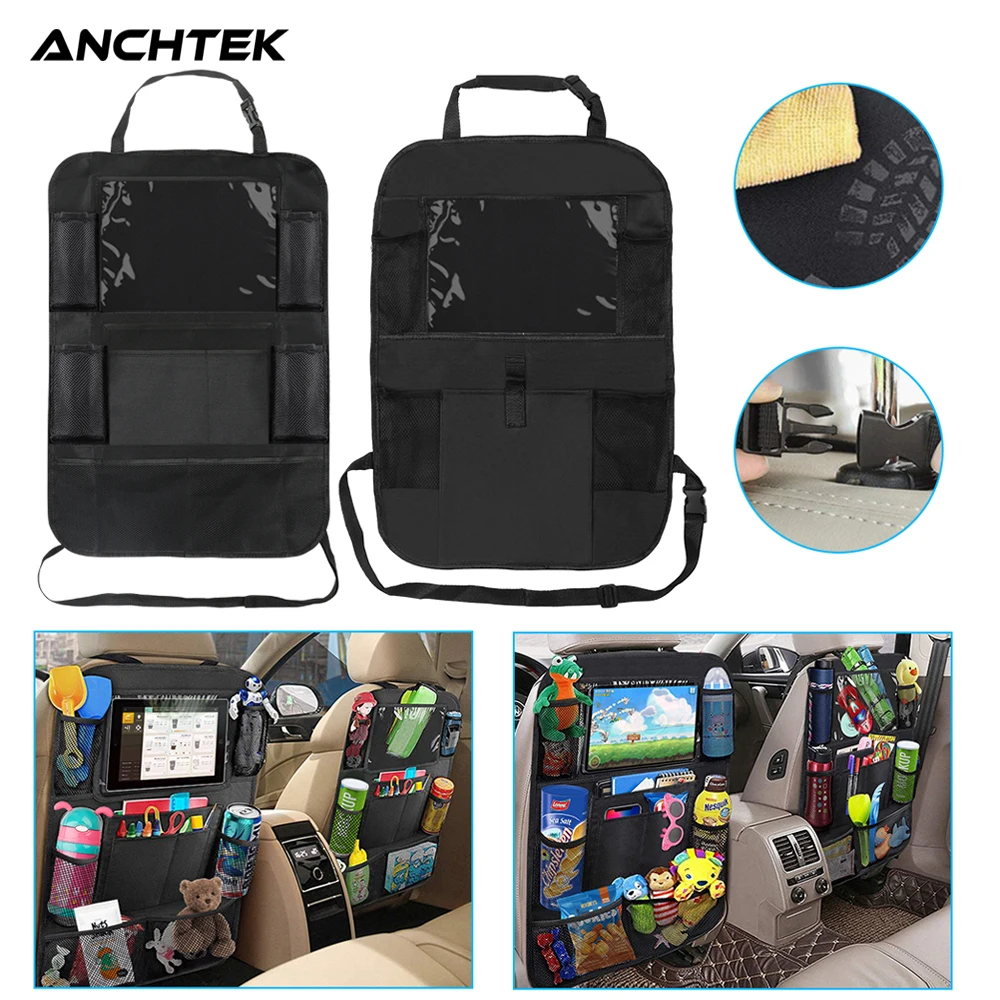 Anchtek автомобильный органайзер для заднего сиденья держатель планшета с