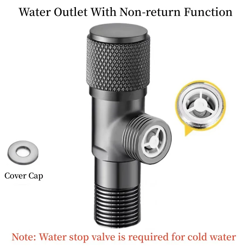 

Пистолет Серый/Серебристый Медный Треугольный Клапан Утолщенный Водяной Запорный Клапан Впускной Клапан Водонагреватель Унитаз 1/2 Универсальный Обратный Клапан