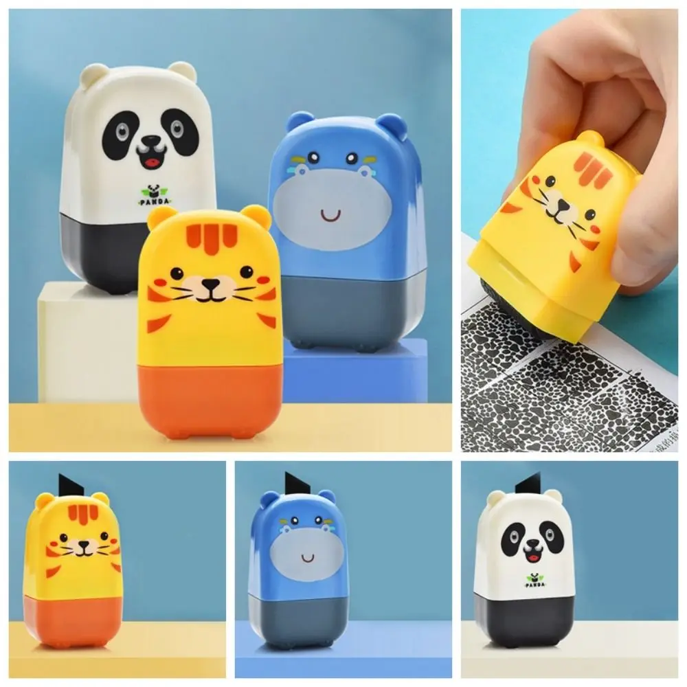 

Express Bill Applicator Security Stamp Roller Identity Protection Express Unpacking Confidential Seal Messy Code Animal Shape