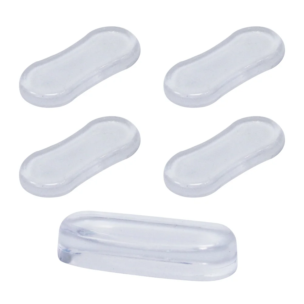 

5 PCS Clear Bumpers Toilet Anti-collision Pad Non-skid Gaskets Non-slip Lid Cushioning Pads Silica Gel Self-adhesive Seat