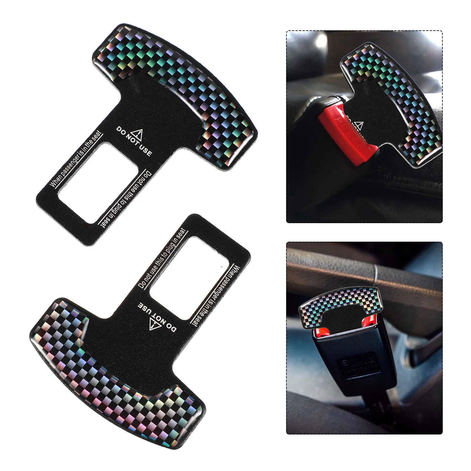 

2pcs Anti-rust Portable Belt Buckle Car Accessories for Car