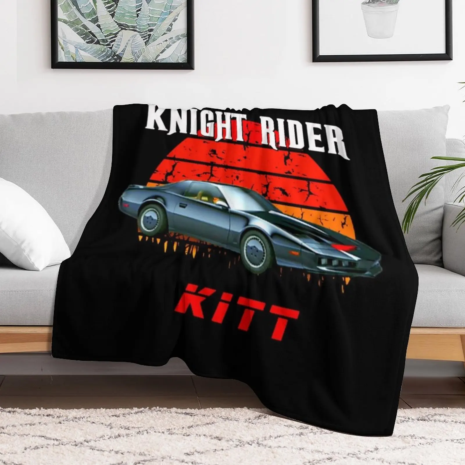 K2000 Knight Rider Плед для дивана Полярные термоодеяла