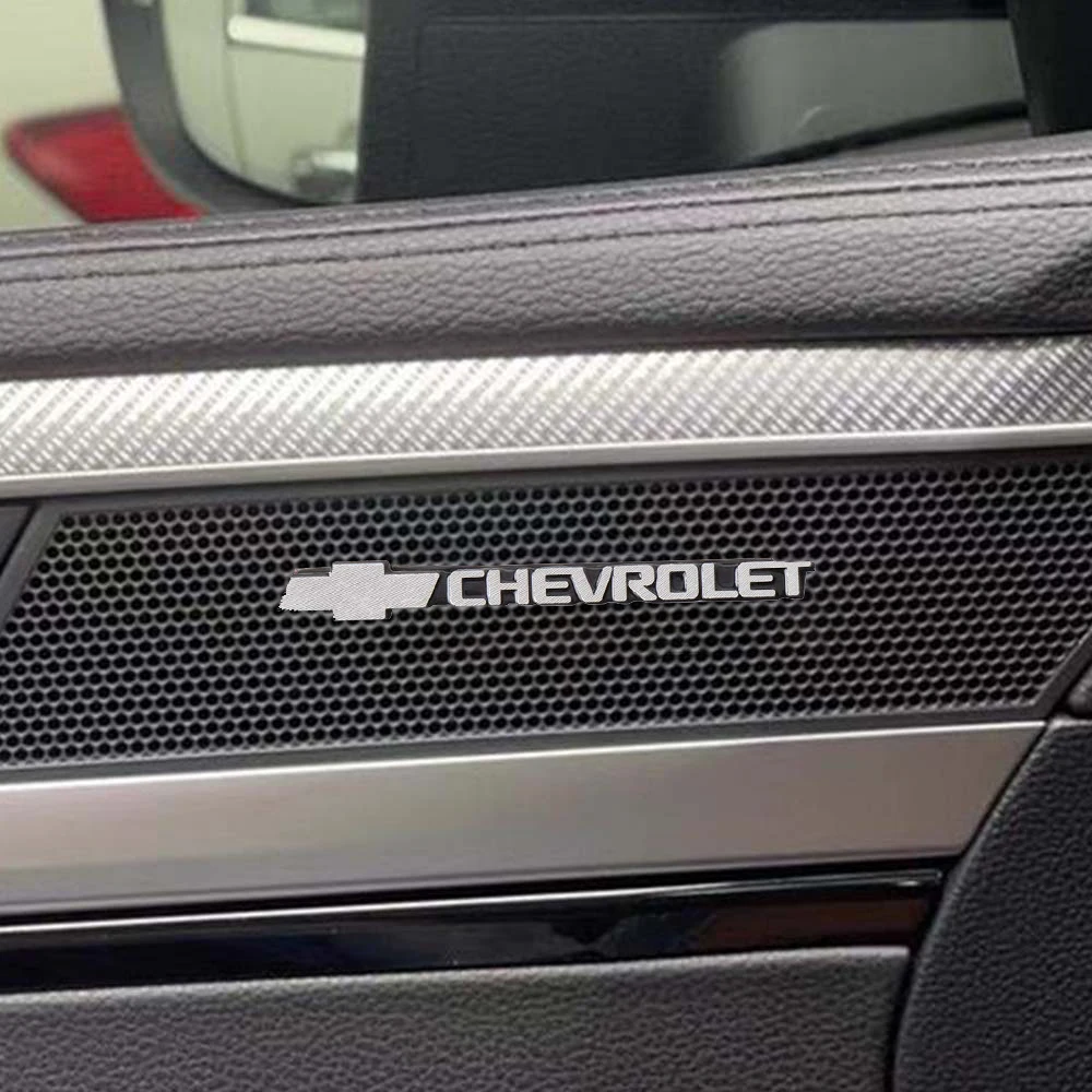 2/4 шт. 3D алюминиевый автомобильный аудиодинамик эмблема наклейка авто украшение