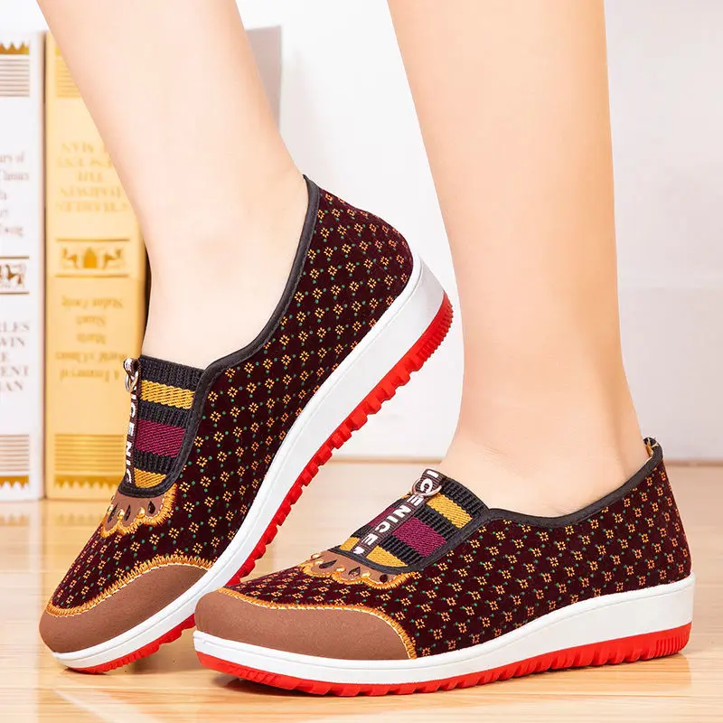 

New Fashion Spring and Autumn High Quality Woman Canvas Sports Shoes Women's Soft Bottom Non-slip Shoes Flat Casual Flats Shoes