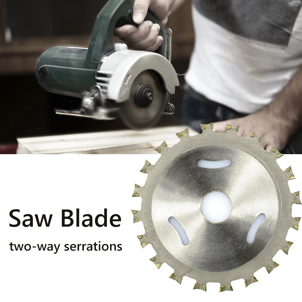 

Wood Saw Blade 20 Tooth Wear-resistant Two-way Tooth Wood Cutting Disc Professional High Efficiency for Rubber PVC Wood