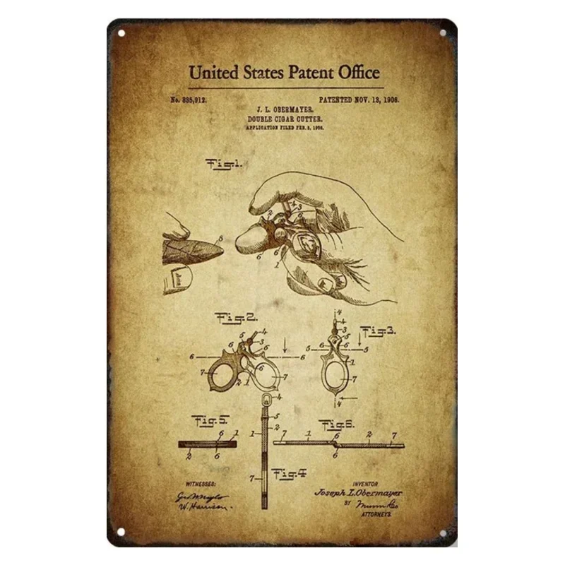 Винтажные сигары металлические постеры жестяные вывески для виски бар кафе