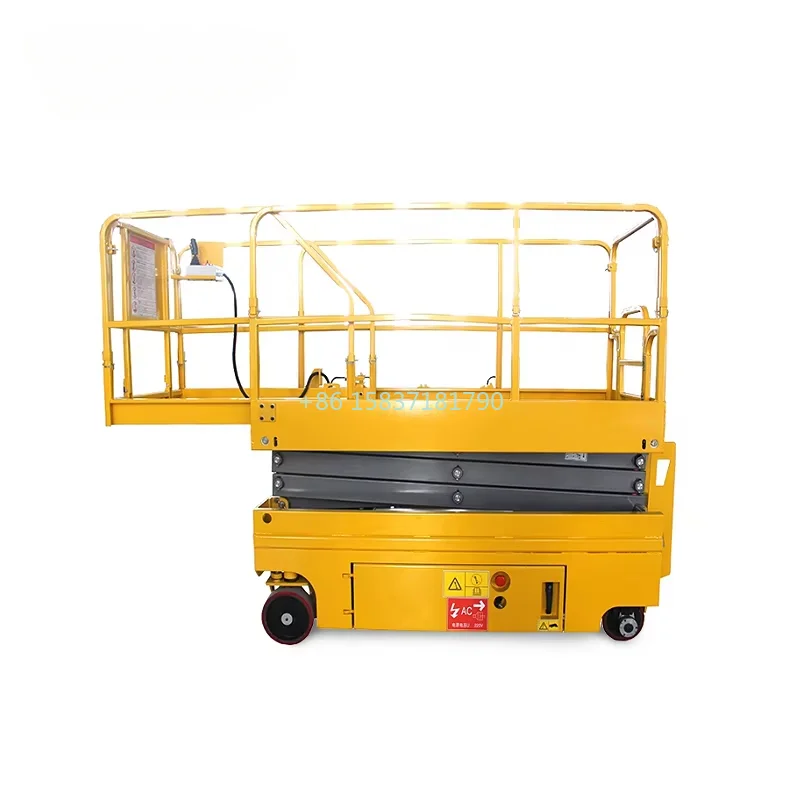 Высококачественная мобильная ножничная подъемная платформа 320 кг 450 10 м 12 14