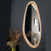 large decorative mirror modern high quality standing irregular vanity decorative mirror floor lustro livingroom decoration