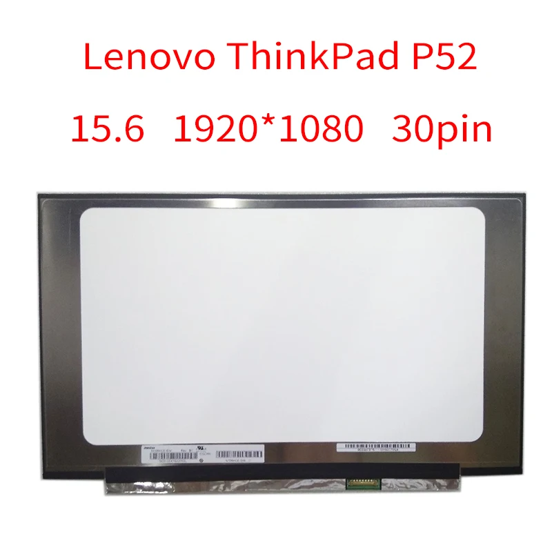 

15.6"LED LCD Screen Laptop Matrix for Lenovo ThinkPad P52 1920x1080 FHD IPS Display Non-touch Panel Replacement