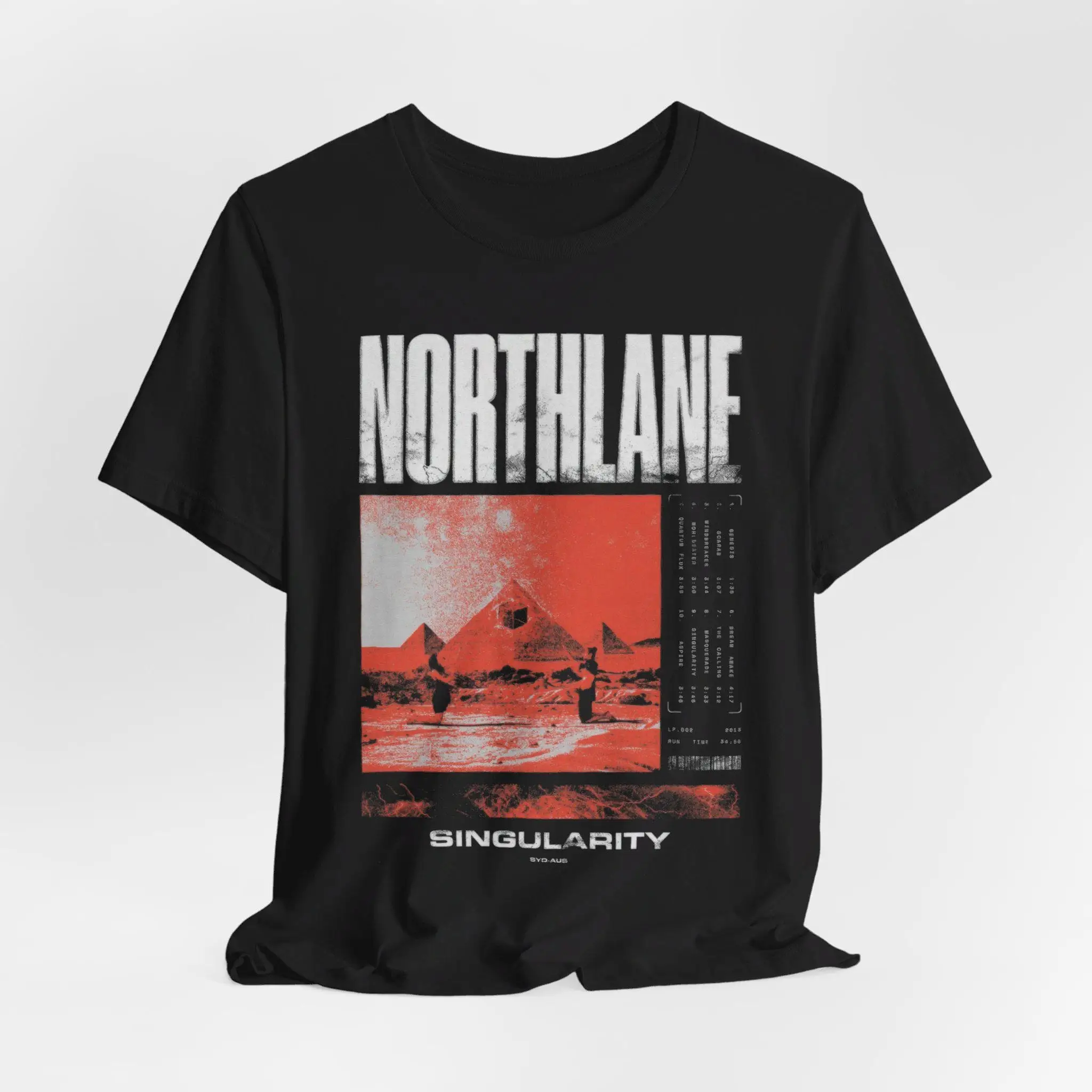 Футболка Northlane Band Singularity Metalcore австралийская модная музыкальная уличная одежда