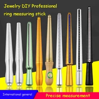 professional jewelry tools ring mandrel stick finger gauge ring sizer measuring us europe size for diy jewelry size tool sets