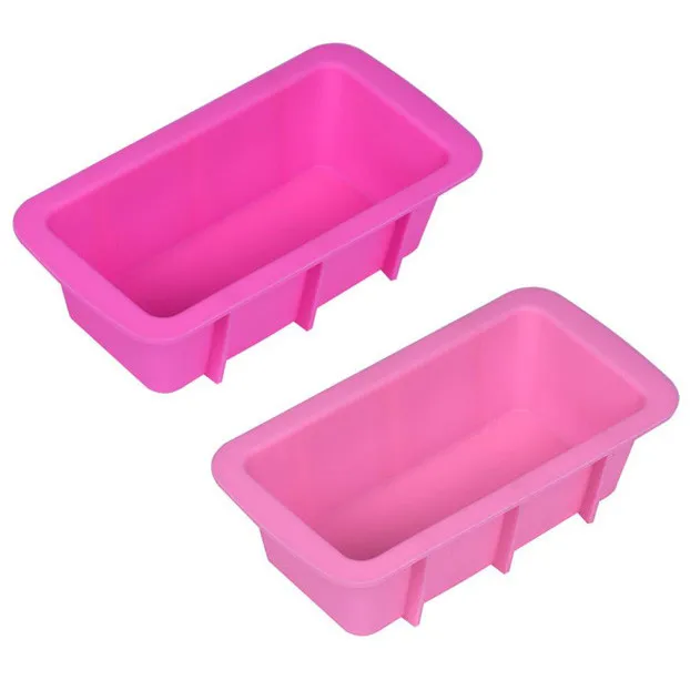 

Silicone Cake Mold Rectangular Silicone Bread Pan Toast Bread Mold Cake Tray Mould Fondant Sugar Craft Non-stick Baking Tools