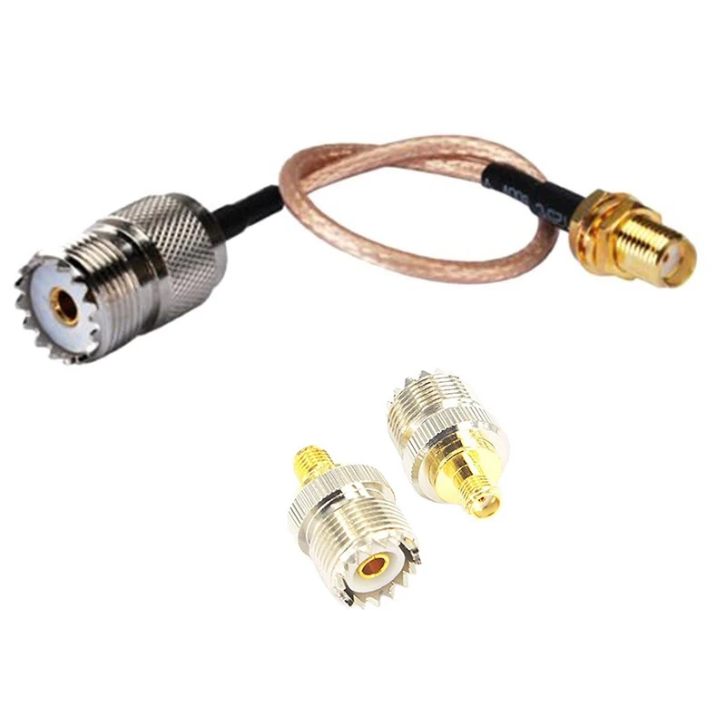 

1 шт. ручной телефон и 1 шт. радиочастотный коаксиальный адаптер SMA женский в SO239 женский фотоэлемент