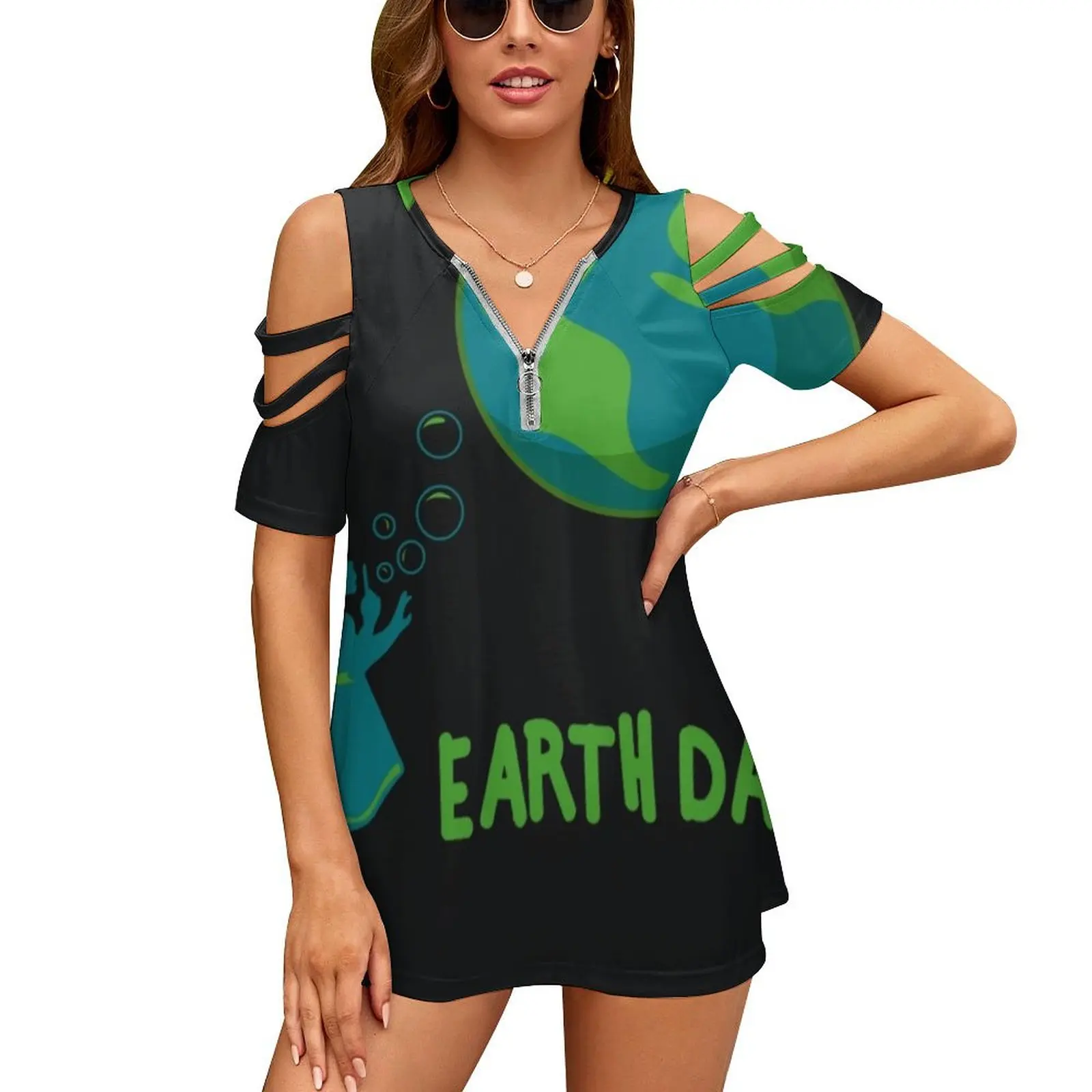 

Художественный костюм на День Земли | Милый костюм матери земли для девочек, художественный подарок, новый модный топ на молнии с открытыми ...