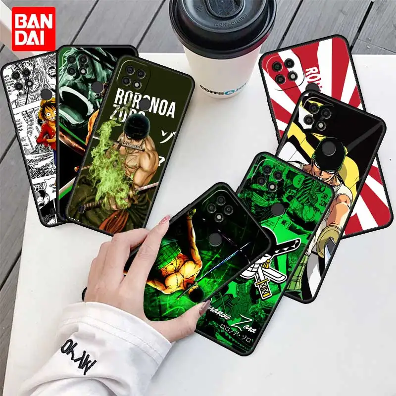 

Phone Case for Oppo Realme C21 C21Y C25 C15 C11 C3 C20 5 6 7 8 5i 6i 7i 8Pro Narzo30A Armor Accessorie One Piece Roronoa Zoro