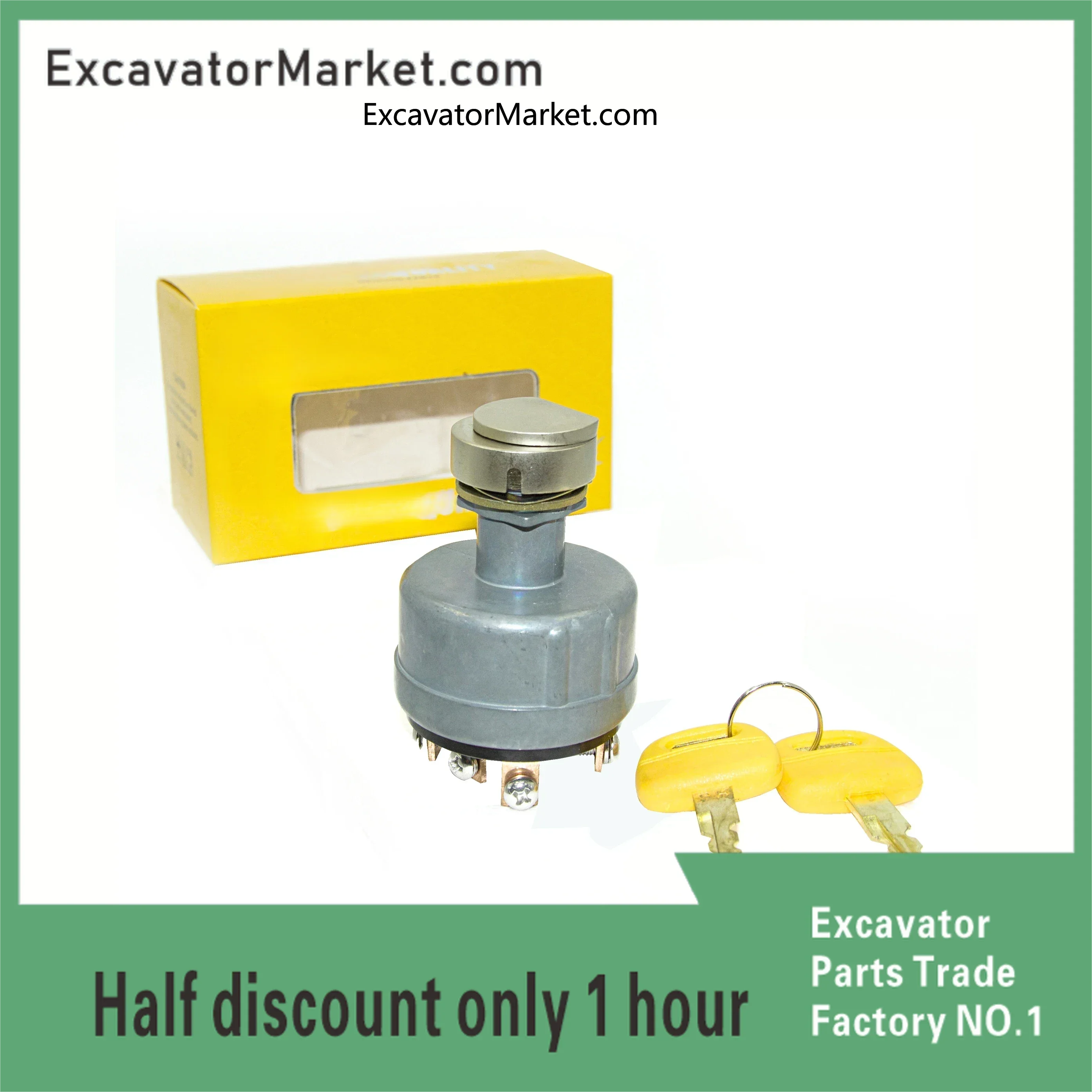 Замок зажигания стартовый переключатель Khr3078 для экскаватора Sh A3 A5 A6 запчасти