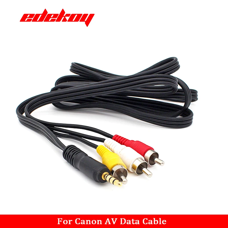 STV-250N For Canon stereo video cable stv-250n 3.5 turn 3rca/ lianhuatou audio and video cable DC40, DC50,