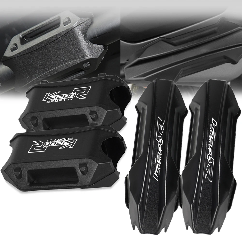

Bumper Decorative Guard Block 25mm Engine Crash bar Protection For BMW K1200 RSPORT K1200R SPORT Motorcycle Part Crash Bar Guard