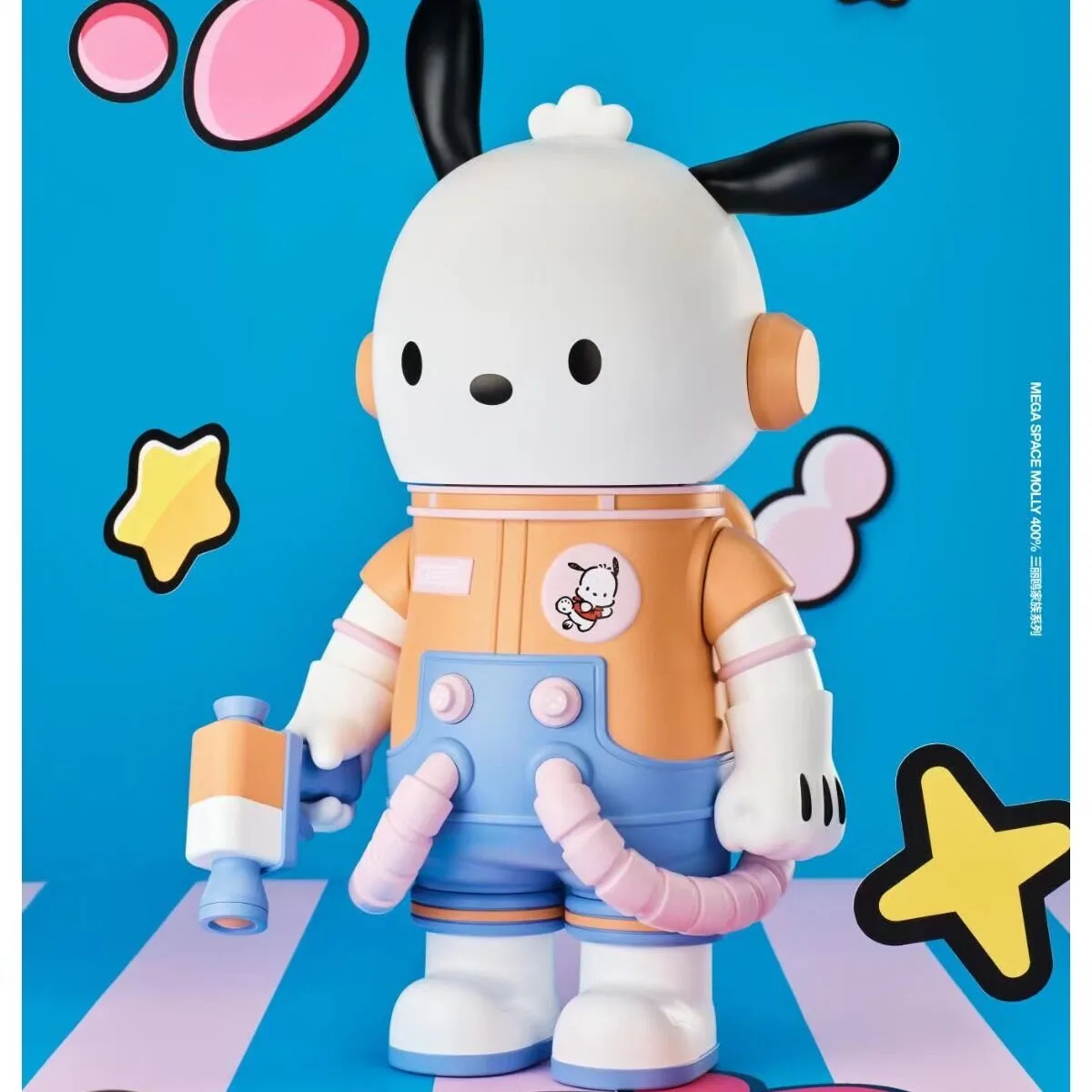 Оригинальная аниме-фигурка Mega Space Molly 400% персонажи Sanrio Hellokitty Cinnamoroll Melody Kuromi Pochacco Pom