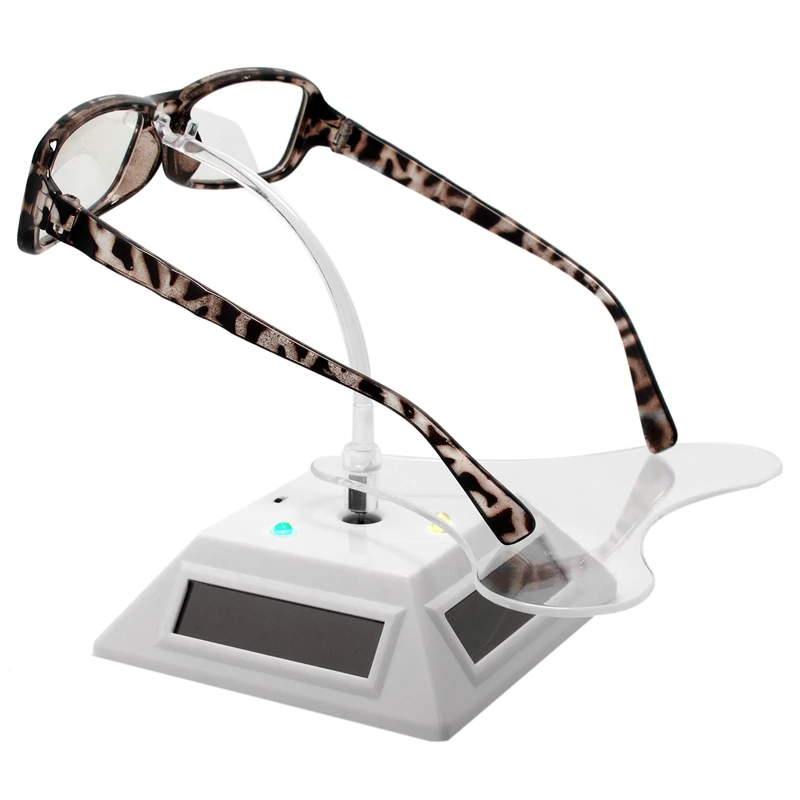 

Вращающаяся подставка для дисплея на солнечной батарее с 7 цветными лампочками