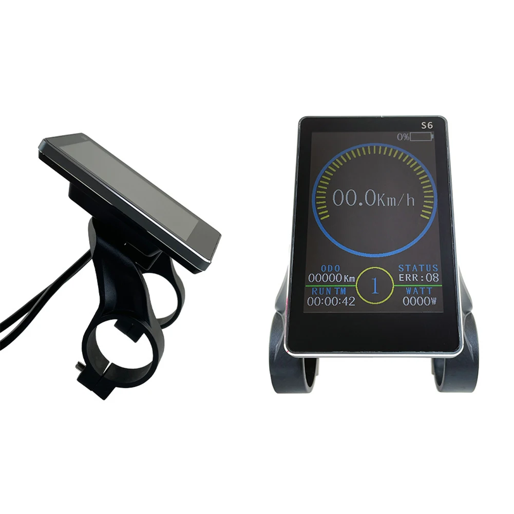 

JN Controller LCD S6 Display Replacement 130X Throttle 15A 250W 8 PAS Accessory Bicycle Bike Conversion Brake Lever