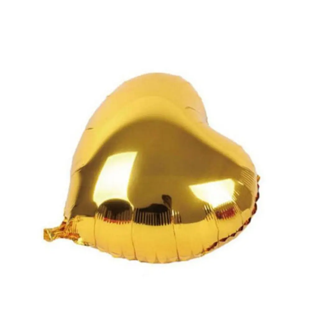 

2PCS/SET Aluminum Foil Heart Shape Balloons Air Ballons Happy Birthday Wedding Decoration Balloon Event Party Supplies