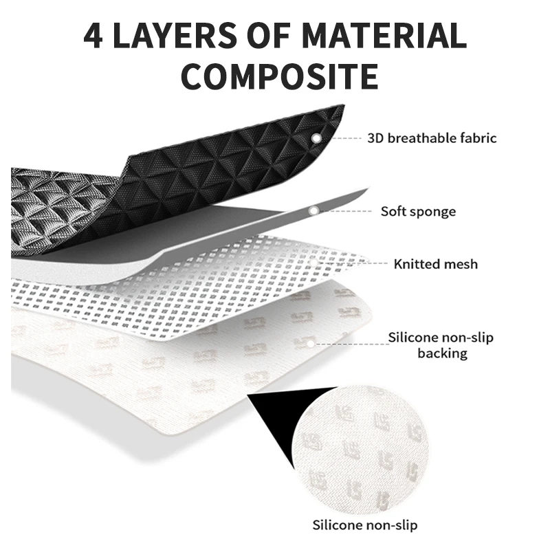 Breathable Fabric Car Seat Cover 3D Triangular Bump Buttocks Massage Universal Auto Chair Cushion Summer Pad With Backrest |