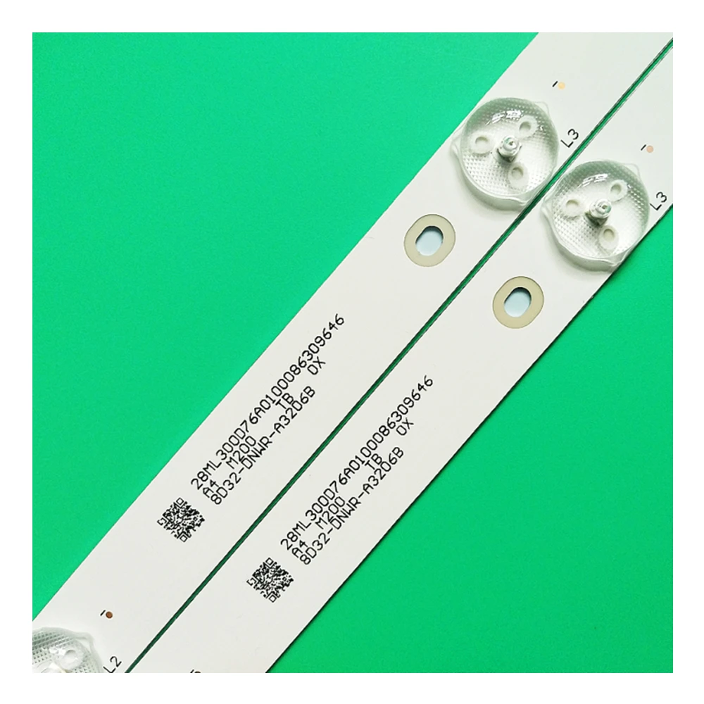 TV LED strip-backlight. LED TV Panel ODL32680H-TB, 32 LED, MS-L1343 V2 CY 2*6 _ 3030 _ 300 mA, JL.D32061330-081AS-M Lines