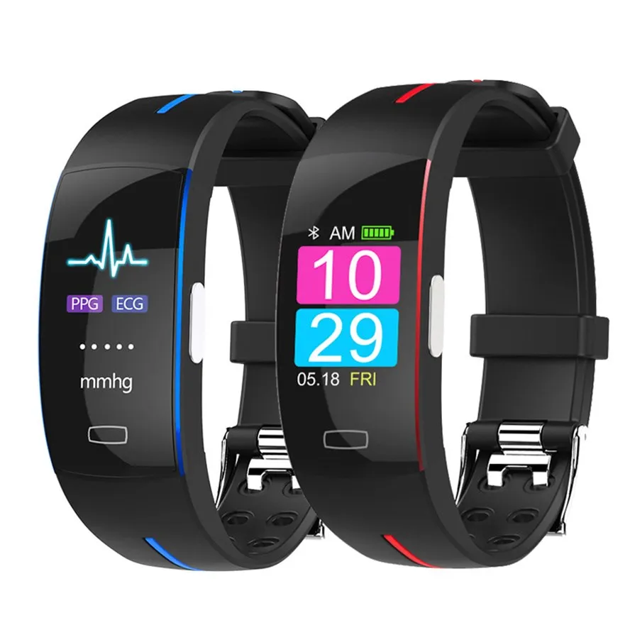 

H66 Blood Pressure Smart Band Heart Rate Monitor PPG ECG Smart Bracelet P3 Plus Activit Fitness Tracker Intelligent Wristband