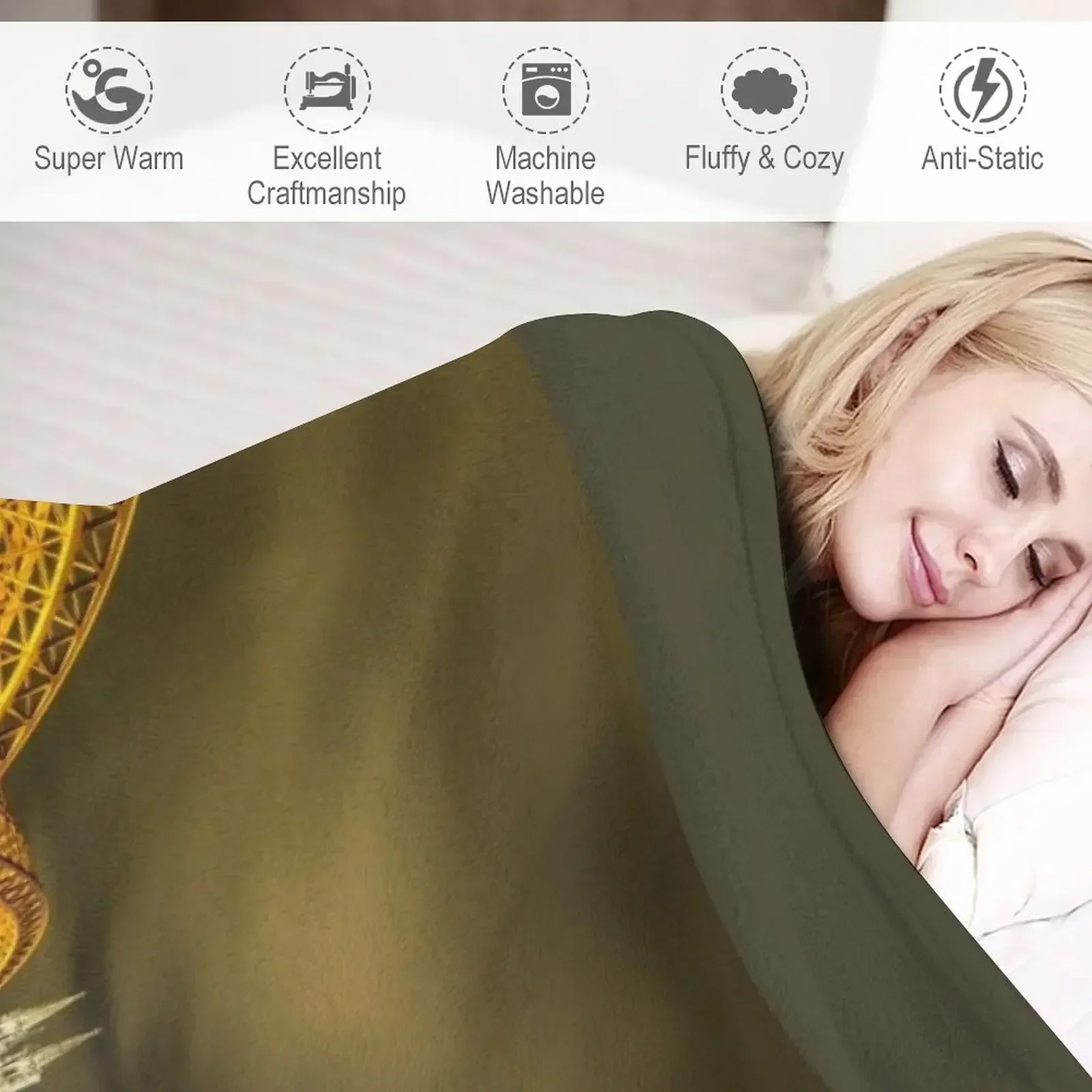 Одеяло Nacht auf dem Rhein Polar Sofas Летнее постельное белье Одеяла