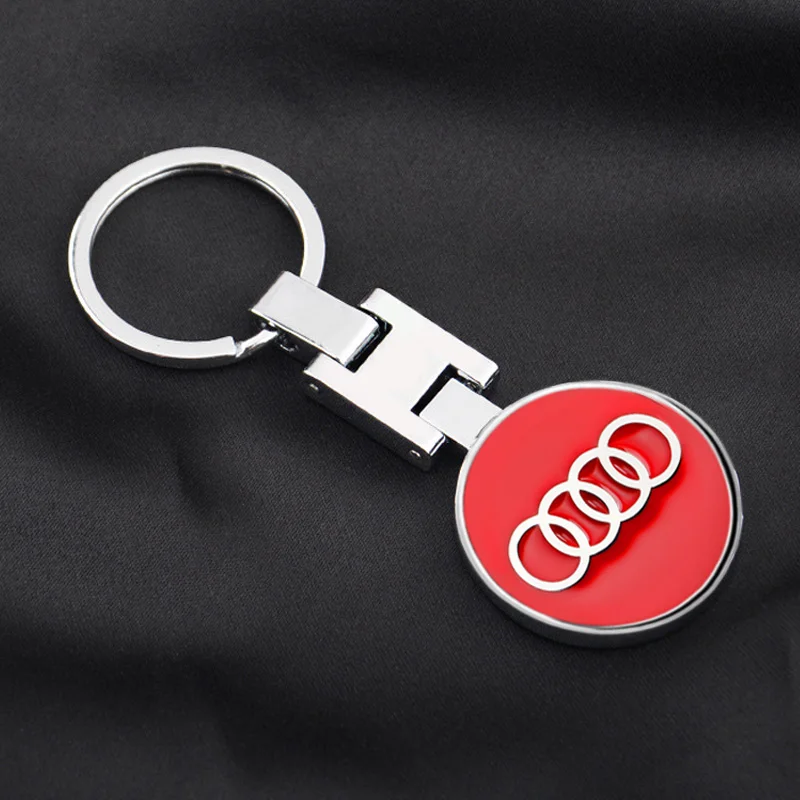 1 шт. автомобильный брелок из цинкового сплава для Audi A1 A3 A4 A5 A6 A7 A8 quattro Q2 Q3 Q5 Q7 TT S Line