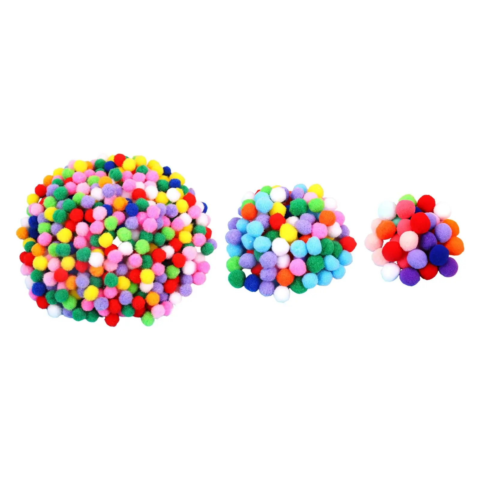 

Assorted pompoms Crafts Home Party Holiday Decorations Kids DIY Arts Home DIY Projects Hobby Supplies Soft Puff Balls Plush Ball