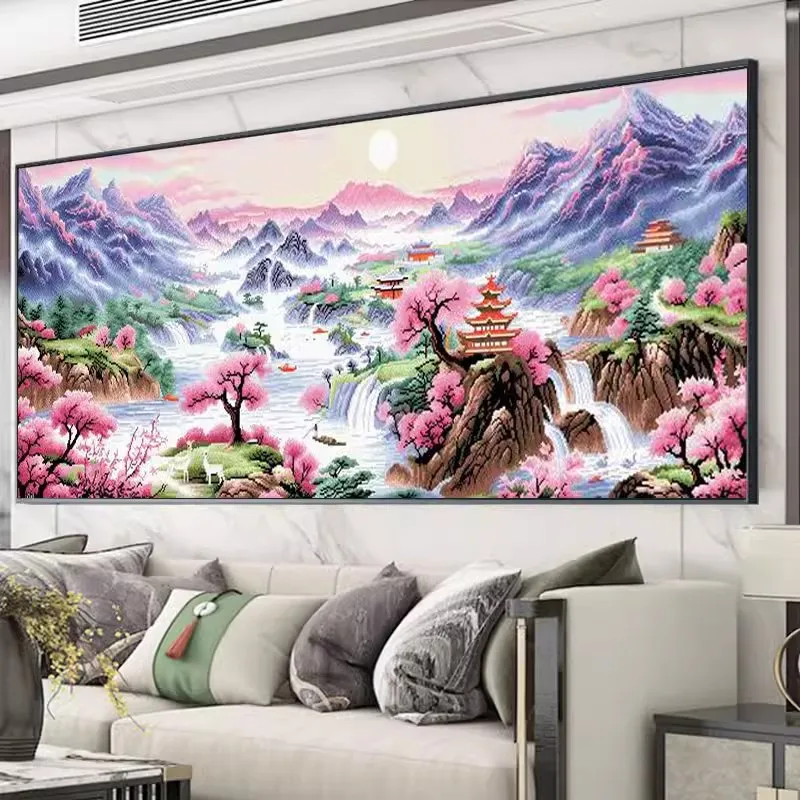 Набор для вышивки крестиком 11CT с красивым ландшафтом