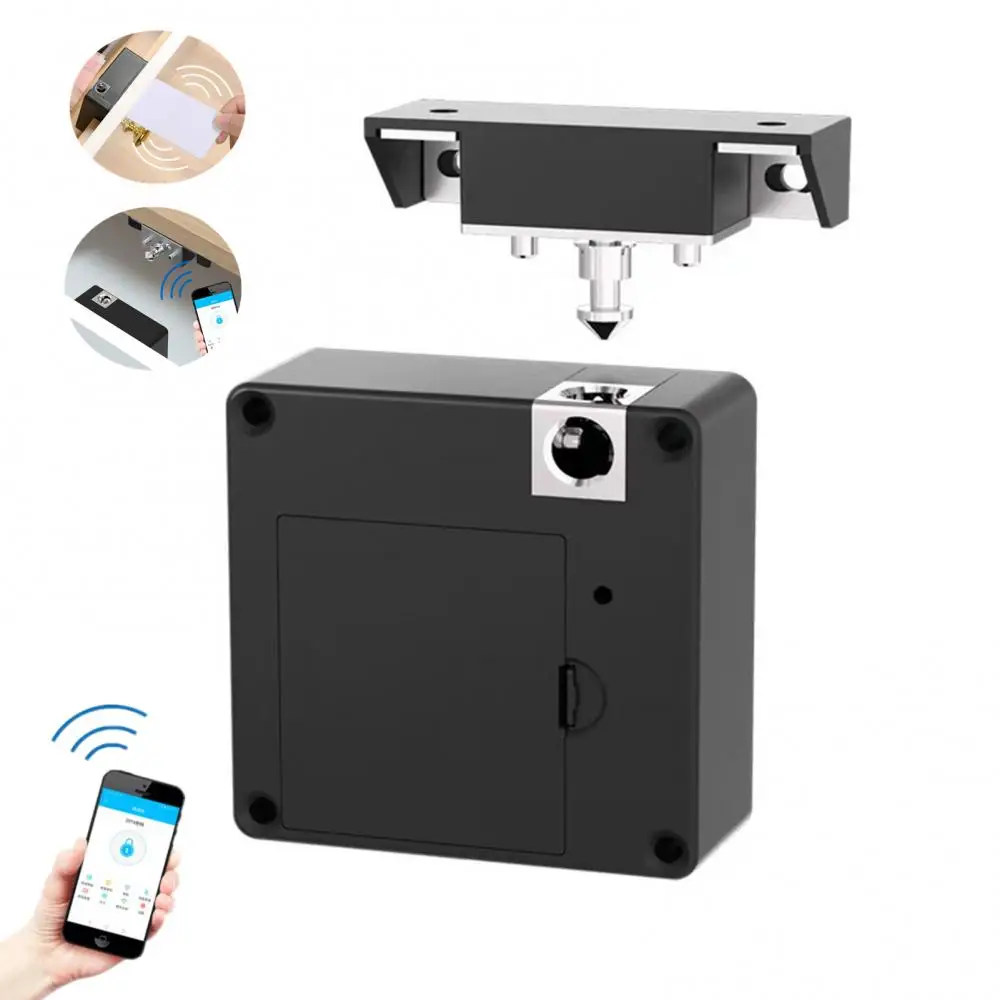 

Smart Cabinet Lock IC ID Electronic Lock TT Lock APP Unlock Electronic Hidden Furniture Wooden Lock Smart Drawer Cabinet Lock
