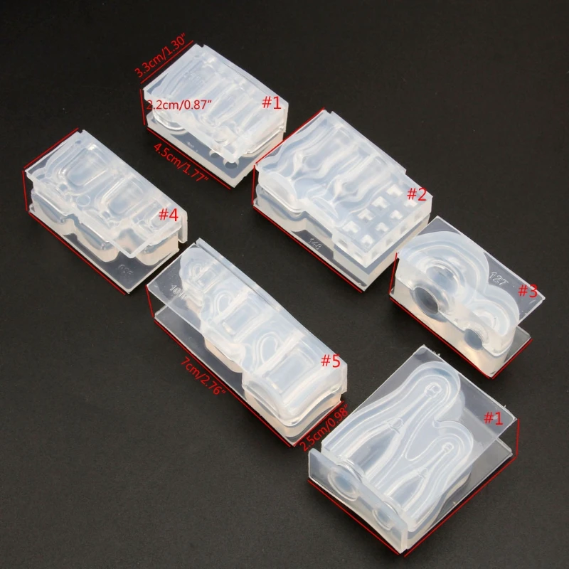 

Perfume Bottle Silicone Crystal Epoxy Mold Milk Cup Casting Resin Molds DIY Jewelry Pendant Ornament Crafts Decoration