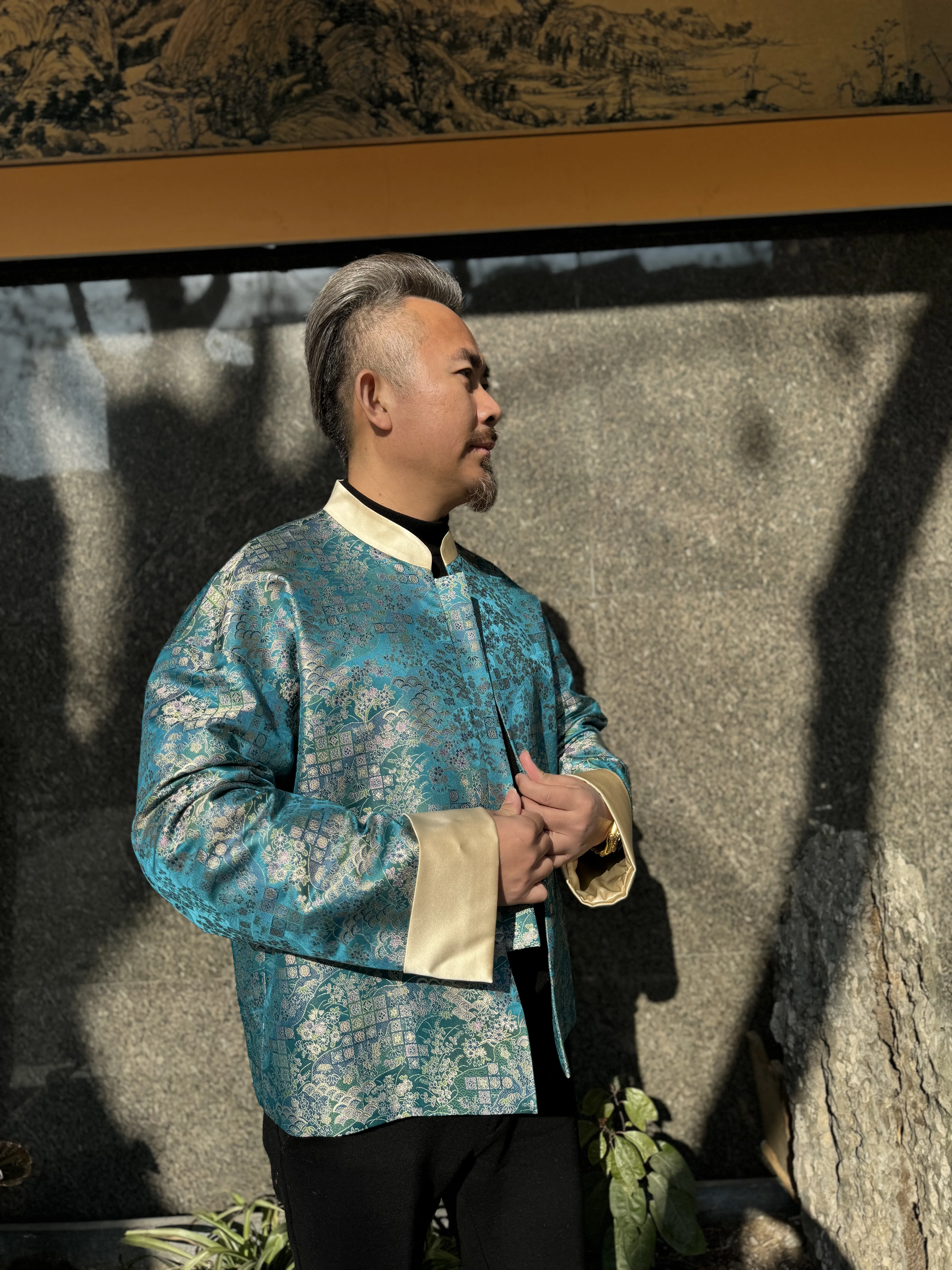 Костюм большой босса мафии Высококачественная униформа женское шелковое платье