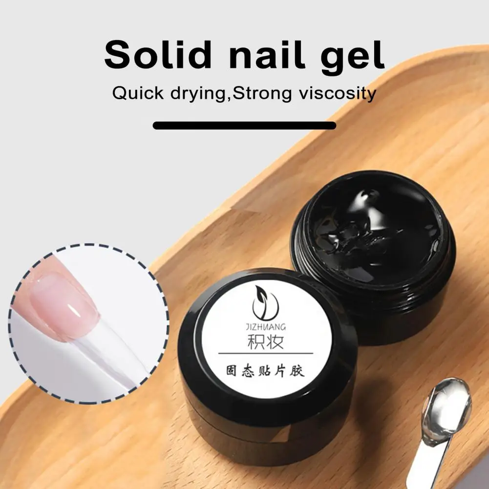 

Professional Nail Glue Professional Strong Stickiness Nail Adhesive Versatile 30g Solid Paste Patch for Wide Application Family