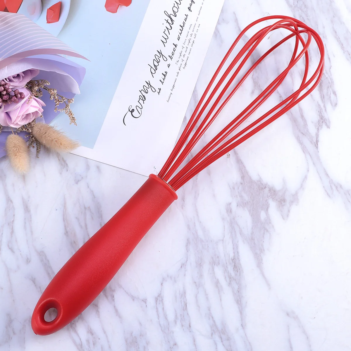 

Whisk Egg Mixer Hand Manual Beater Blender Wire Silicone Stainless Steel Push Stirrer Frother Balloon Stirring Kitchen Dough