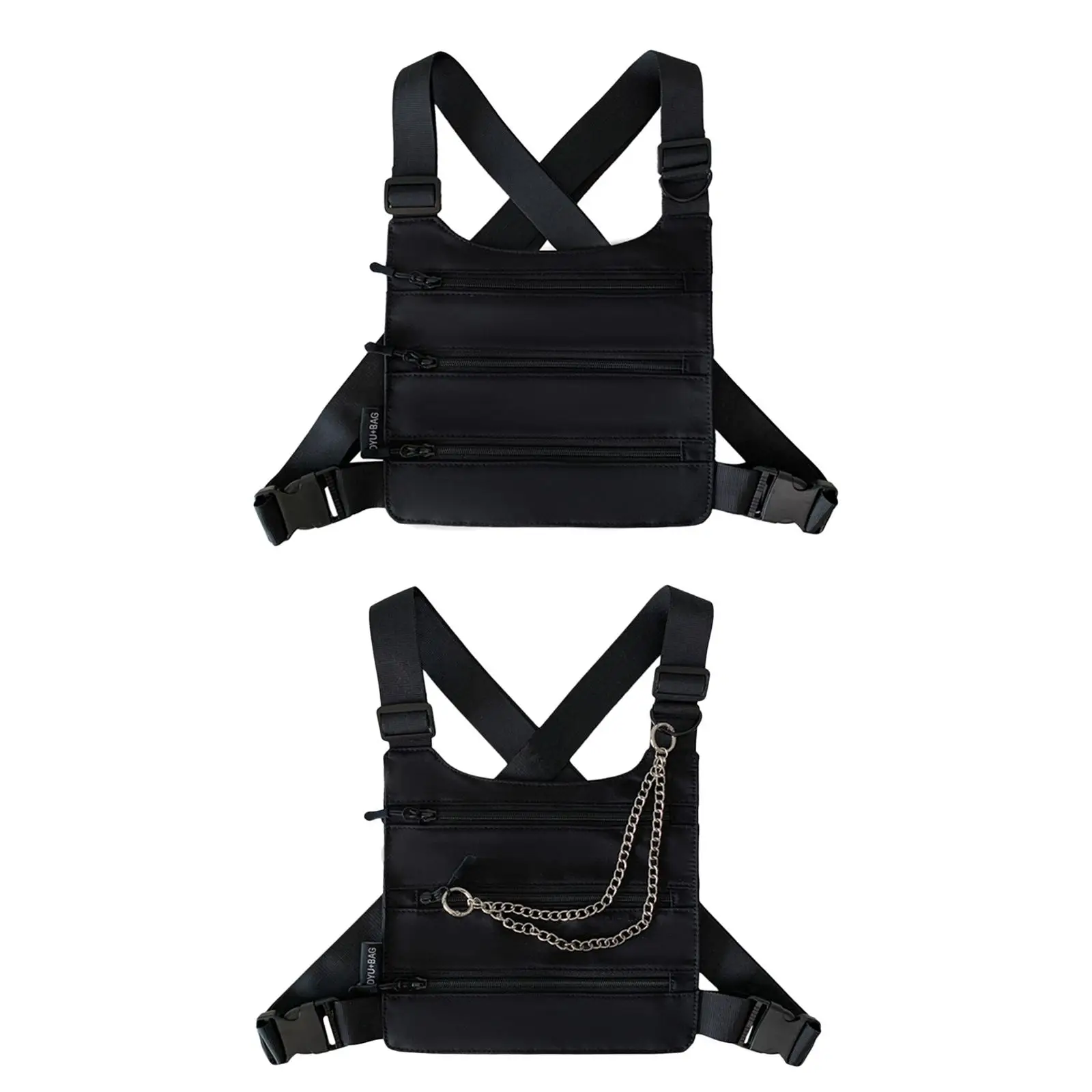 

Chest Bags Fashion Male Bag Lightweight Harness Functional Men Women for Leisure